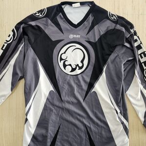 Black and Gray Long Sleeve Jersey